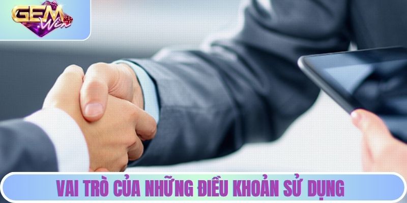 Vai trò của những điều khoản sử dụng
